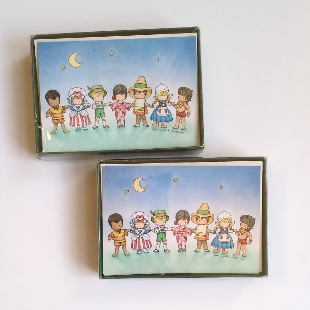 47 Vintage 80s Joan Walsh Anglund Holiday Christmas Cards -‎ Boys & Girls World